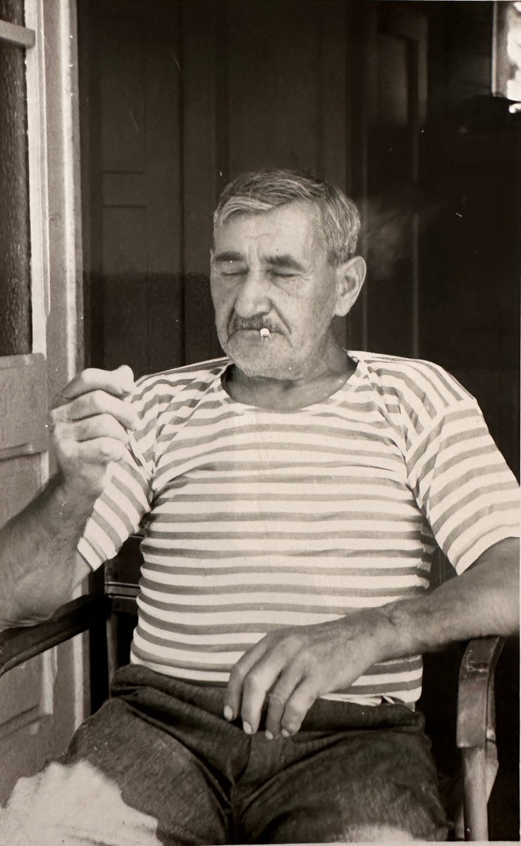 Ilija Bašičević Bosilj in Basina, island of Hvar, Croatia, 1960