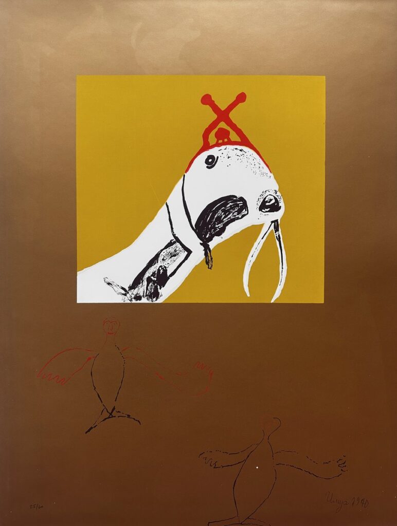 Ilija Bašičević Bosilj, ILIJA – L’Apocalypse d’Or, plate VIII, serigraph, 1970